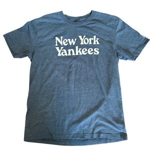 New Era New York Yankees Heather Gray T Shirt Men's Large MLB Licensed Fan Gear